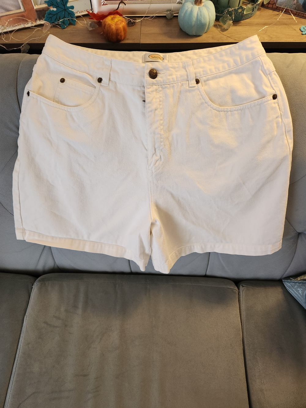 Talbots White Jean Shorts